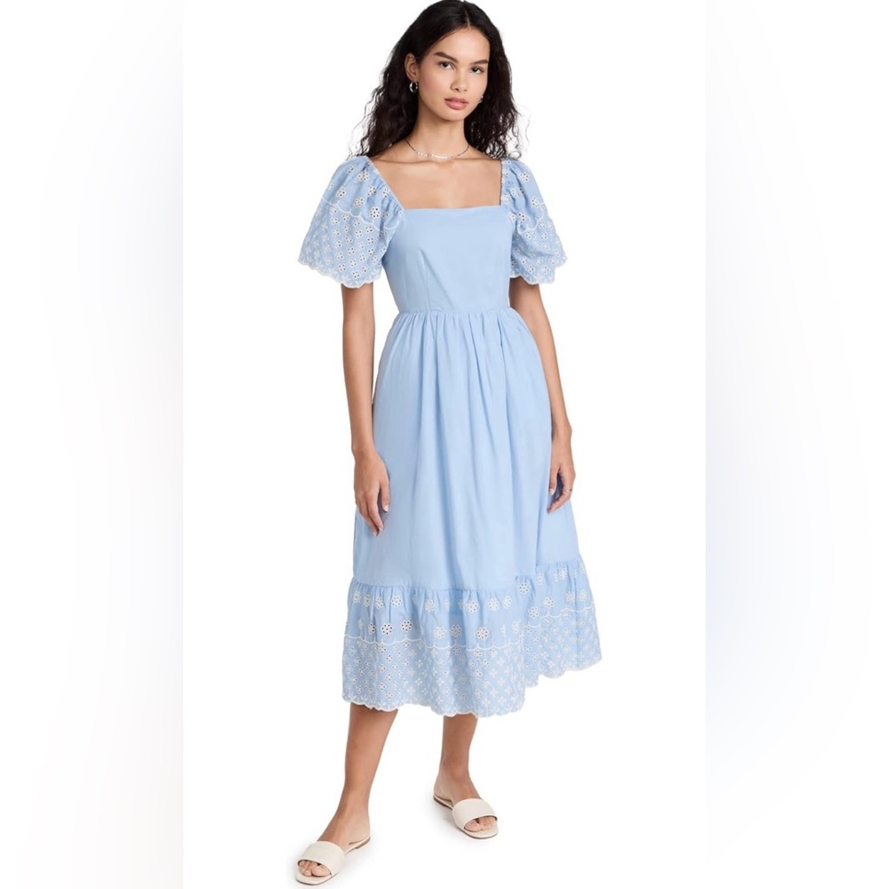 English Factory blue midi dress (NWOT)